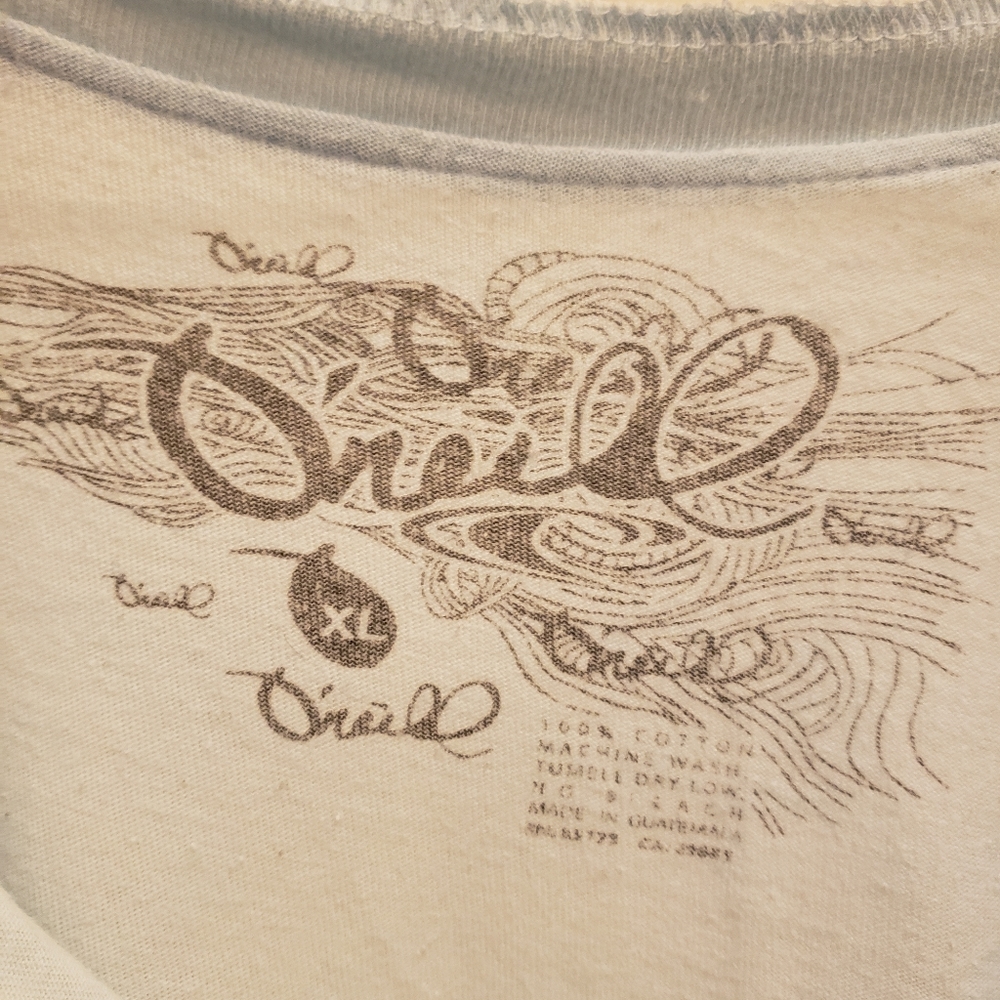 Mens Oneill 3 button tee - Picture 6 of 6